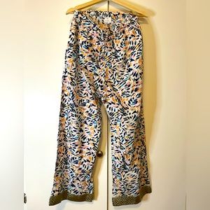 Colorful cotton pants size L